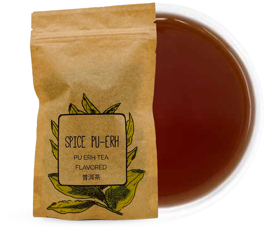 **Puerh Spice Leo Tea** to wyjątkowa czerwona herbata Pu-Erh, która łączy w sobie głębię smaku dojrzałych liści z aromatycznymi przyprawami. Ten unikalny blend został stworzony z myślą o tych, którzy cenią sobie intensywne doznania smakowe oraz korzyści zdrowotne, jakie oferuje herbata Pu-Erh.
### Składniki:
- **Liściasta czerwona herbata Pu-Erh** – znana ze swojego charakterystycznego, ziemistego smaku, która powstaje w wyniku fermentacji liści herbacianych.
- **Przyprawy (25%)**:
  - **Kardamon** – nadaje naparowi subtelny, korzenny aromat i wyrazisty smak.
  - **Cynamon** – wprowadza słodycz i ciepło, idealnie komponując się z charakterem Pu-Erh.
  - **Goździki** – dodają głębi i lekko pikantnego posmaku, wzbogacając całą kompozycję.
### Smak i aromat:
**Puerh Spice** zachwyca złożonym smakiem, który doskonale łączy ziemiste nuty Pu-Erh z korzennymi akcentami przypraw:
- **Ziemisty i bogaty** – charakterystyczny dla Pu-Erh, z nutami dojrzałych, lekko fermentowanych liści.
- **Korzenne tło** – kardamon, cynamon i goździki tworzą harmonijną kompozycję, która wzbogaca smak, nadając mu ciepła i głębi.
- **Słodycz cynamonu** – dodaje przyjemnego posmaku, który równoważy mocniejsze nuty herbaty.
Napar ma głęboki, rubinowy kolor i intensywny, korzenny aromat, który otula zmysły i zaprasza do relaksu.